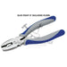 Dark Gray Blue Point 8" Bull Nose Combination Pliers