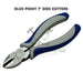 Light Slate Gray Blue Point 7" Soft Grip Side Cutters