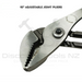 Gray Blue Point 10” Adjustable Joint Pliers BDGAWP100 Pliers