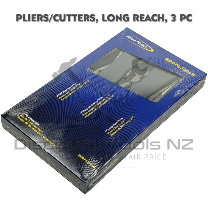 blue point pliers/cutters, long reach, 3 pc bdgpl300lr