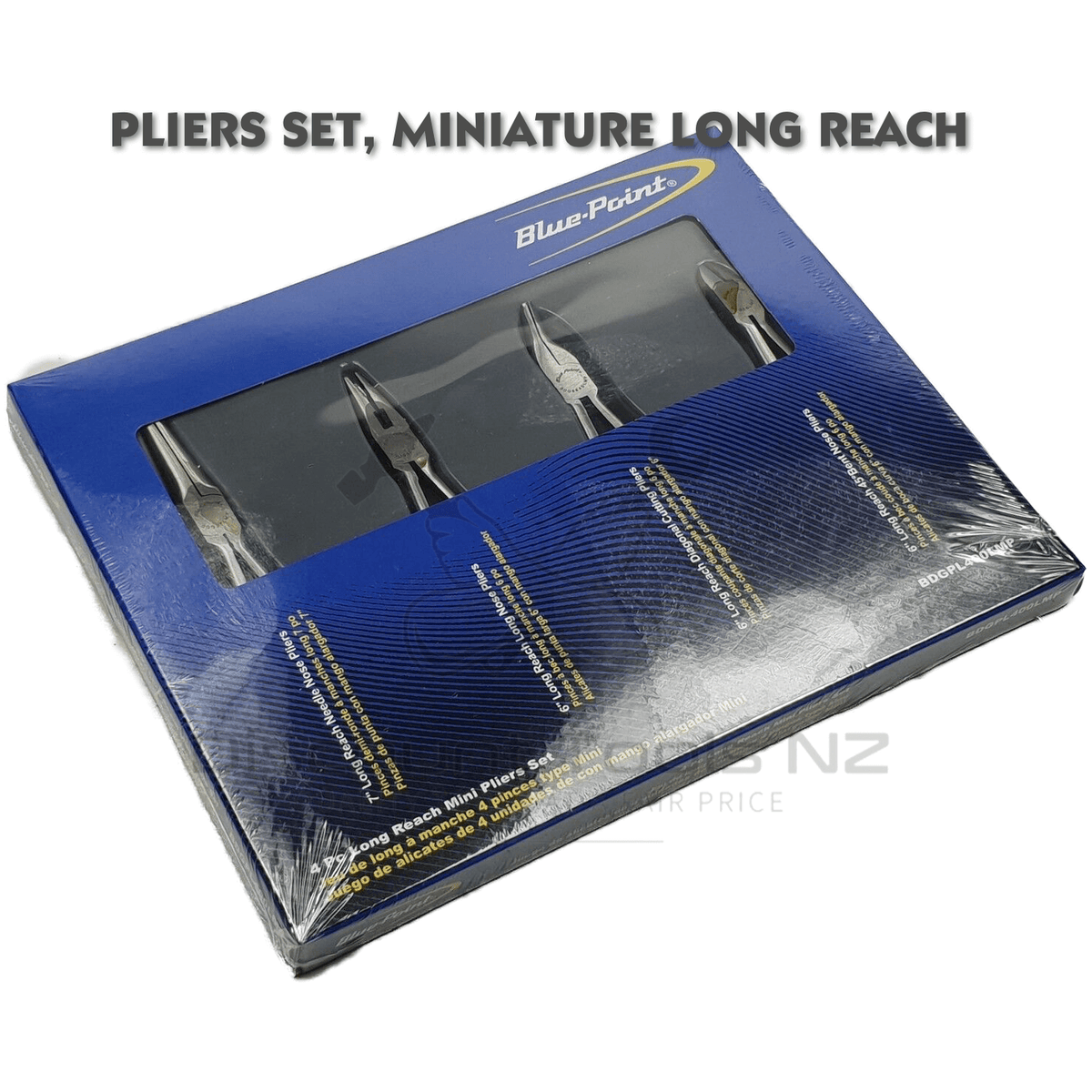 Blue Point Pliers Set, Miniature Long Reach, 4pcs BDGPL400LMP