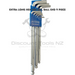 Gray Blue Point L-Shape Long Torx Wrench Set BPS16 Tools