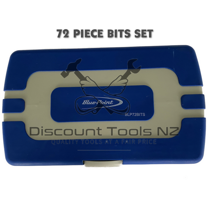 Rosy Brown Blue Point 72 Piece Bits Set BLP72BITS Screwdrivers