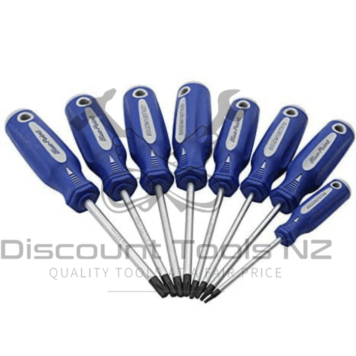 Dark Slate Blue Blue Point Torx Screwdrivers, 8 Sizes Available