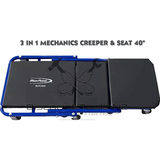 Dark Slate Gray Blue Point 3 in 1 Mechanics Creeper & Seat 40" Creepers