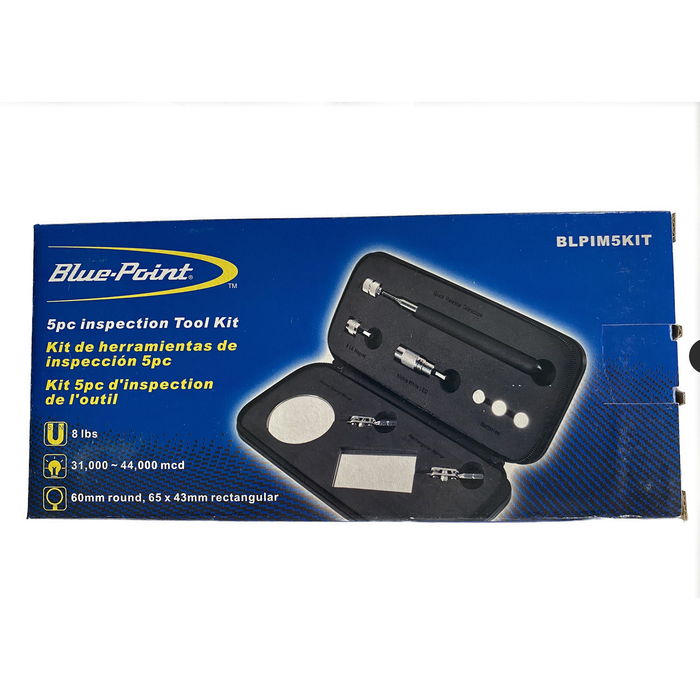 Midnight Blue Blue Point 5 piece Inspection Tool Kit (Magnet & Mirror) BLPIM5KIT Magnets & Inspection Mirrors