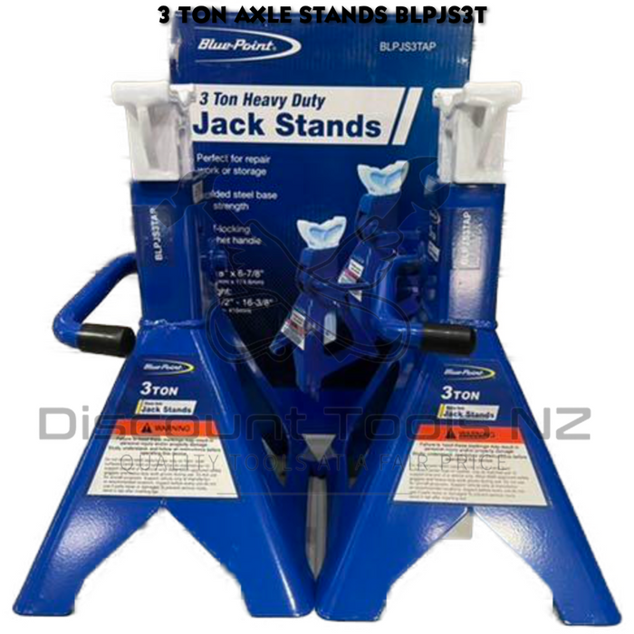 Gray Blue Point 3 Ton Axle Jack Stands BLPJS3T Work shop tools