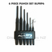 blue point 6 piece punch set blprp6