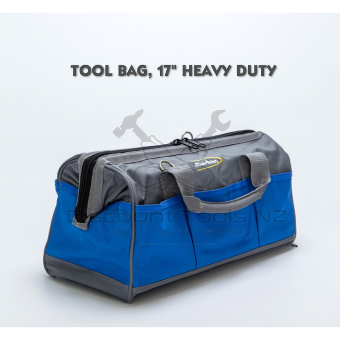 blue point tool bag, 17" heavy duty blptbag17