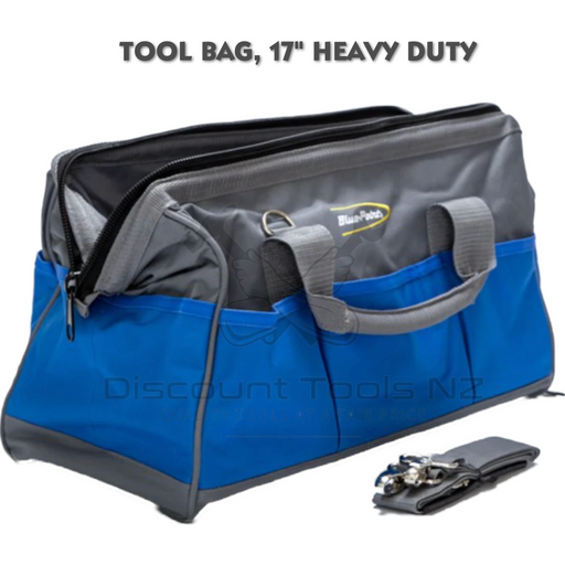 Dark Slate Blue Blue Point Tool Bag, 17" Heavy Duty Tool Storage