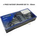 Dark Slate Gray Blue Point 4 Piece Ratchet Spanner Set 21 - 25mm BOERM704 Ratchet Spanners