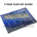 Dim Gray Blue Point 5 Piece Plier Set BLP501 Pliers