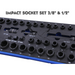 Dark Slate Gray Blue Point Impact Socket Set 3/8 & 1/2 BPS13A Socket Sets