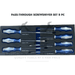 Dark Slate Gray Blue Point Pass-Through Screwdriver Set 8 Piece BPS26A Screwdrivers