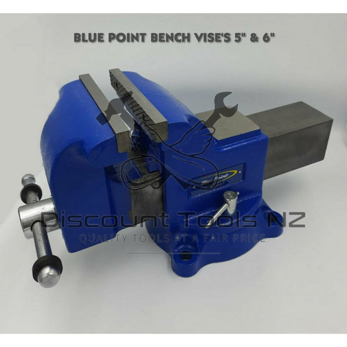 Gray Blue Point Bench Vise's 5" & 6" Bench Vise