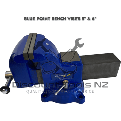 Dark Slate Gray Blue Point Bench Vise's 5" & 6" Bench Vise