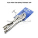 Light Gray Blue Point Tools 10" Locking Pliers, Straight Jaws Locking pliers