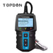 topdon bt100 100-2000cca 12v battery tester analyser