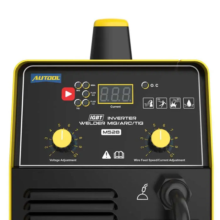 Dark Slate Gray AUTOOL M528 multifunctional Inverter Welding Machine 160A, MIG, TIG, ARC, IGBT Welding Machine