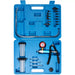 Steel Blue DTNZ 21pc Hand Held Vacuum Pump And Brake Bleeding Kit vacuum Tester
