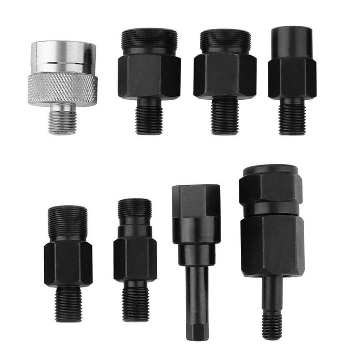 Dark Slate Gray DTNZ Fuel Injector Puller Removal Kit 14 Piece Work shop tools
