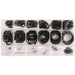 Dark Slate Gray DTNZ 300PCS Assortment Mixed Retaining Ring Internal and External Seeger Circlip Hardware Fasteners