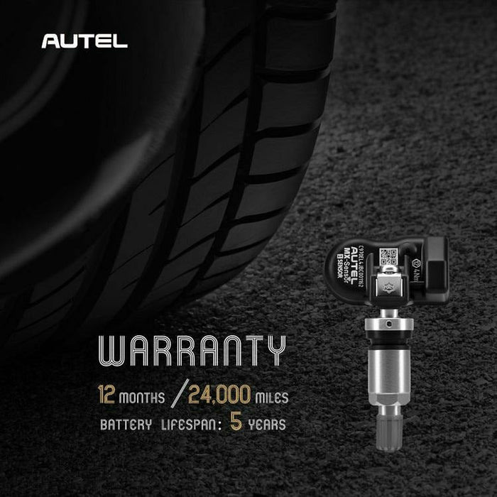 Black AUTEL Universal MX Sensor 2 in 1 315MHz 433MHz TPMS Sensor TPMS Sensor
