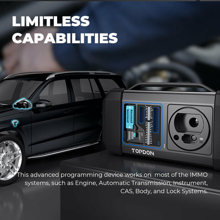 Dark Slate Gray TOPDON T Ninja Box Advanced Immobilizer & Key Programmer Vehicle Diagnostic Scanners