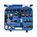 Steel Blue DTNZ Radiator Pressure Tester & Vacuum Refill Kit 27 Piece Work shop tools