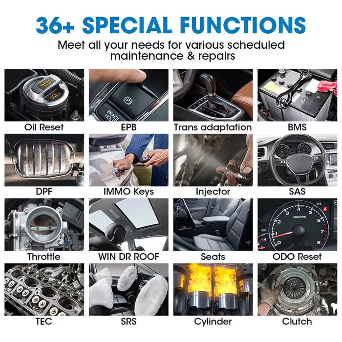 Dark Slate Gray AUTEL Maxicom MK808S Diagnostic Scan Tool, Bi-Directional Control Vehicle Diagnostic Scanners