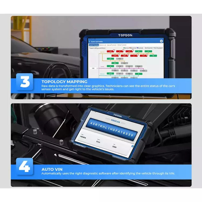 TOPDON Phoenix Smart 12v/24v Cars & Truck Advanced Intelligent Diagnostic Scan Tool