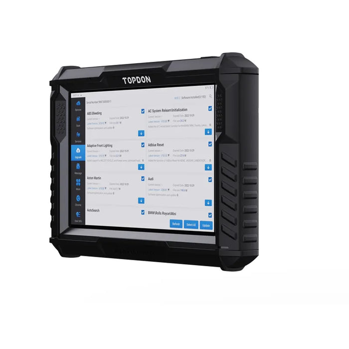 Light Gray TOPDON Phoenix Remote Diagnostic Scan Tool Featuring Remote Diagnosis Vehicle Diagnostic Scanners