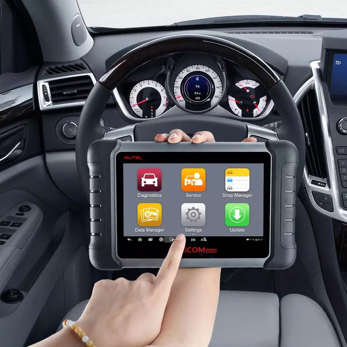 Dark Slate Gray AUTEL Maxicom MK808S Diagnostic Scan Tool, Bi-Directional Control Vehicle Diagnostic Scanners