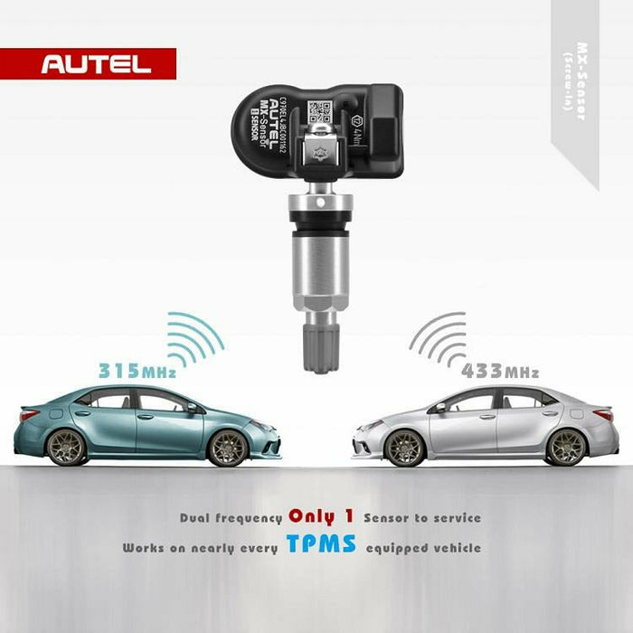 autel universal mx sensor 2 in 1 315mhz 433mhz tpms tire pressure monitoring system