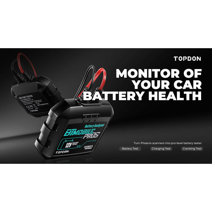 topdon bt mobile pros lithium battery tester
