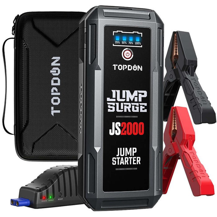 Topdon JS2000 2000A Jump Starter Power Bank 12V Car Starting Device