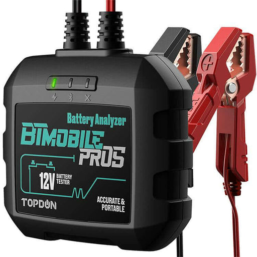 Black TOPDON BT Mobile ProS Battery Tester Vehicle Battery Testers
