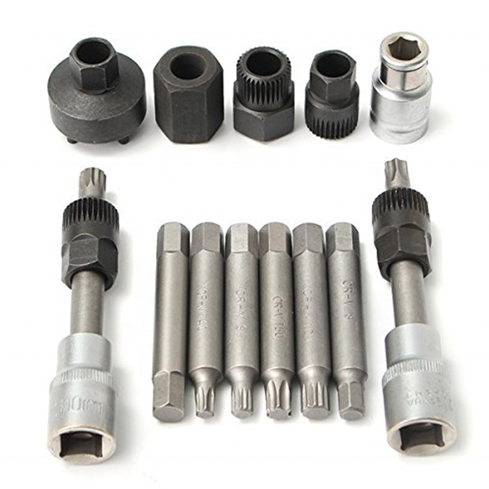 Gray DTNZ 13 Piece Alternator Freewheel Pulley Removal Tool Work shop tools