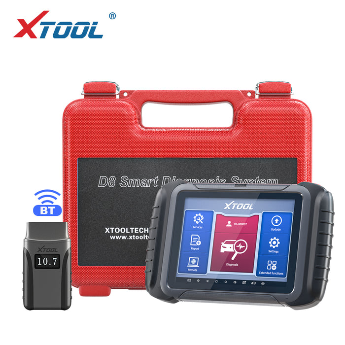 Tomato XTOOL D8 BT Diagnostic Scanner, Bidirectional,Key Programmer, Odometer Vehicle Diagnostic Scanners