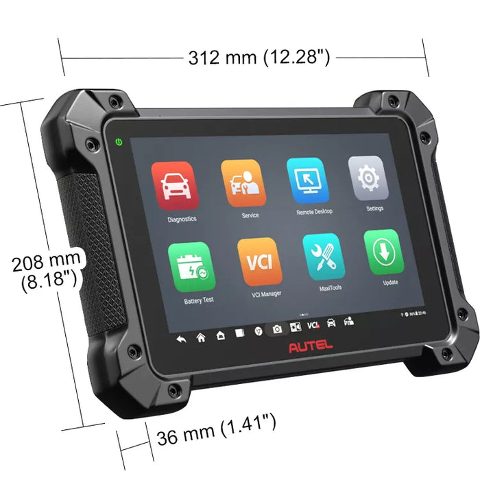 Dark Slate Gray AUTEL MK908 PRO II Advanced Diagnostic Scan Tool with ECU Coding Diagnostic Scan Tool