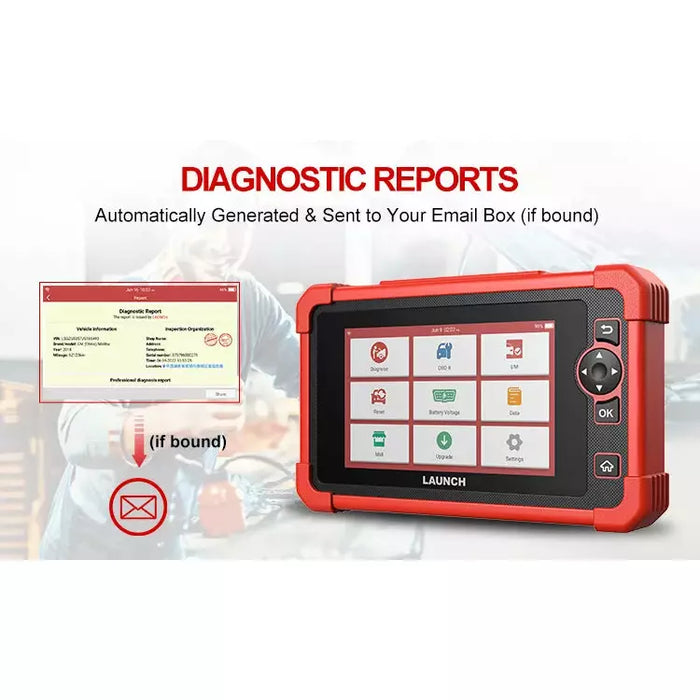 Antique White LAUNCH X431 CRP919X Diagnostic Scan Tool, Bi-Directional Vehicle Diagnostic Scanners