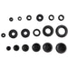 Dark Slate Gray DTNZ 125pcs Rubber Grommet Assortment Kit Electrical Grommets