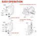 Saddle Brown DTNZ 4 in1 Ball Joint Service Auto Tool Kit 2WD & 4WD Car Repair Remover Installer ball joint installer
