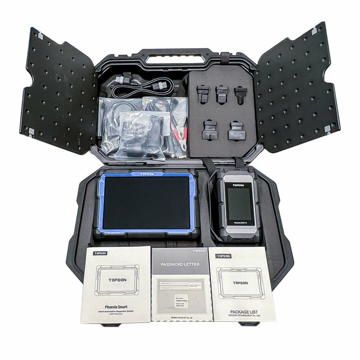 Dark Slate Gray TOPDON Phoenix Smart 12v/24v Cars & Truck Advanced Intelligent Diagnostic Scan Tool Vehicle Diagnostic Scanners