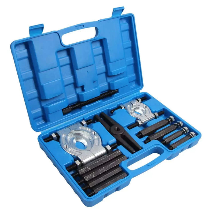 Steel Blue DTNZ 14PCS Bearing Separator Puller Set Heavy Duty 5-Ton Capacity Tools