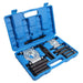 Steel Blue DTNZ 14PCS Bearing Separator Puller Set Heavy Duty 5-Ton Capacity Tools