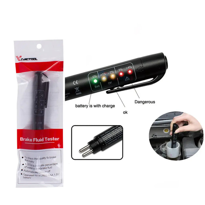 Black DTNZ Automotive Brake Fluid Tester Pen Brake Fluid Tester