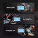 Black TOPDON BT100 100-2000CCA 12V Battery Tester Analyser Vehicle Battery Testers