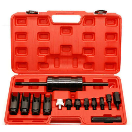 Orange Red DTNZ Fuel Injector Puller Removal Kit 14 Piece Work shop tools