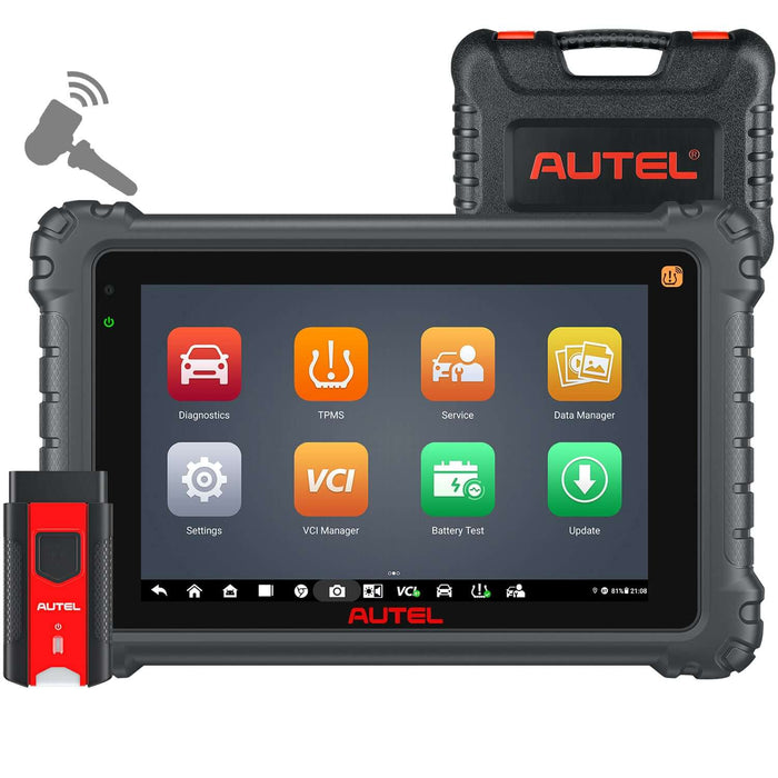 Dark Slate Gray AUTEL MaxiCom MK906PRO TS, Diagnostic Scan Tool with TPMS Functions Vehicle Diagnostic Scanners